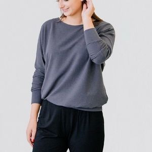 encircled dressy sweatshirt